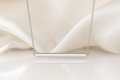Solyre Coordinates Necklace - silberner Anhänger mit Koordinaten