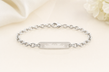 Solyre Handwritten Bracelet - silbernes Armband mit Gravur
