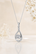 Solyre Star Map Necklace - silberner Anhänger mit Sternenkarte